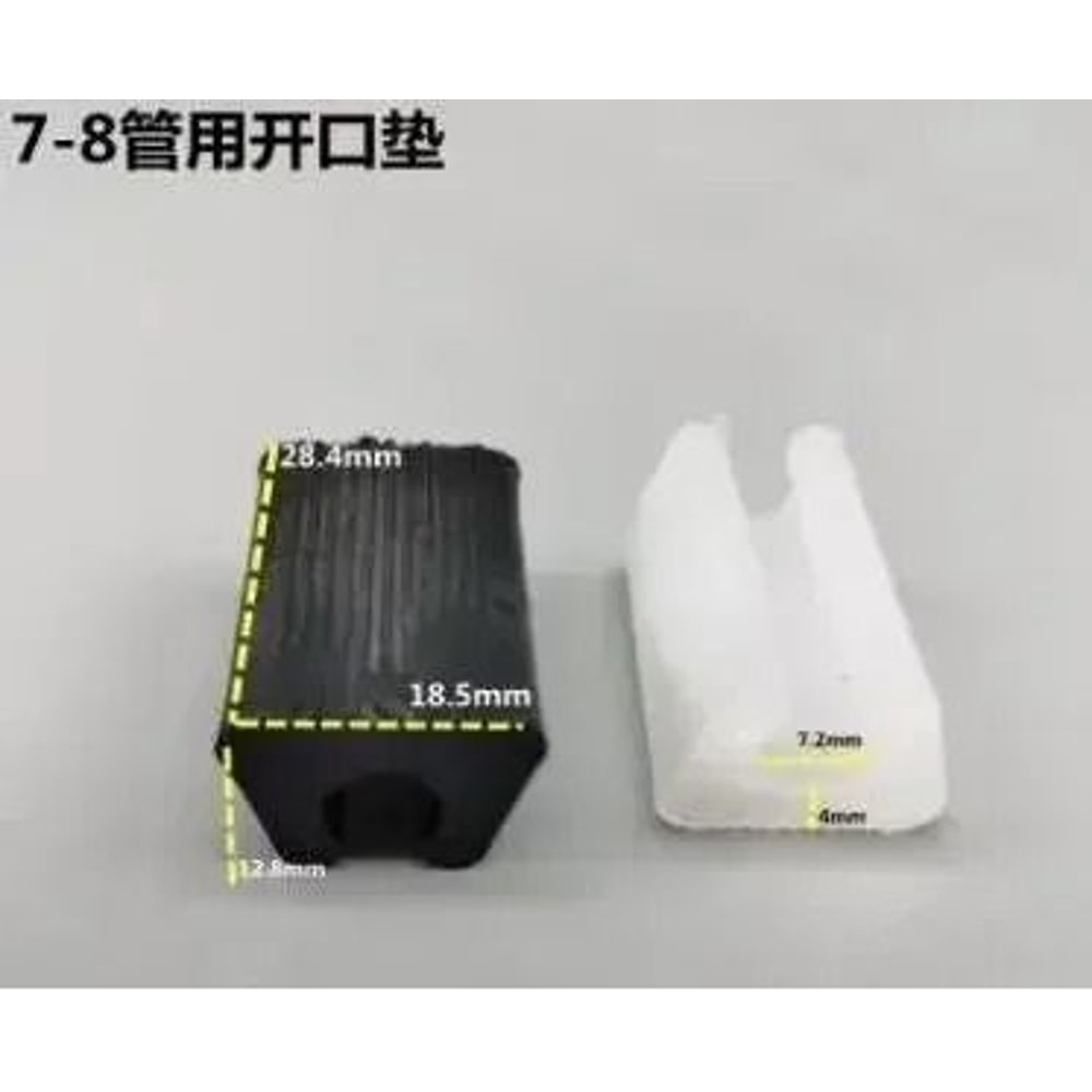 U Shaped Chair Leg Pads Plastic Non Slip Floor Protectors Set 6