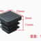 Plastic Square Tube End Caps For Chair Legs And Furniture Pipes 16 PCS 15