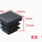 Plastic Square Tube End Caps For Chair Legs And Furniture Pipes 16 PCS 15