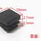 Plastic Square Tube End Caps For Chair Legs And Furniture Pipes 16 PCS 6
