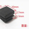 Plastic Square Tube End Caps For Chair Legs And Furniture Pipes 16 PCS 6