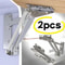 80 Degree Sprung Cabinet Door Lift Up Hinges Set For Kitchen Cupboard Flap Doors 0