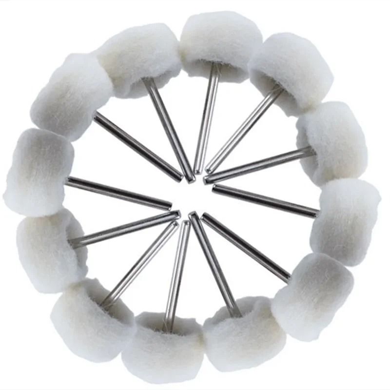 Mini Felt Buffing Wheels Grinding Sanding Head Set For Rotary Tools 0
