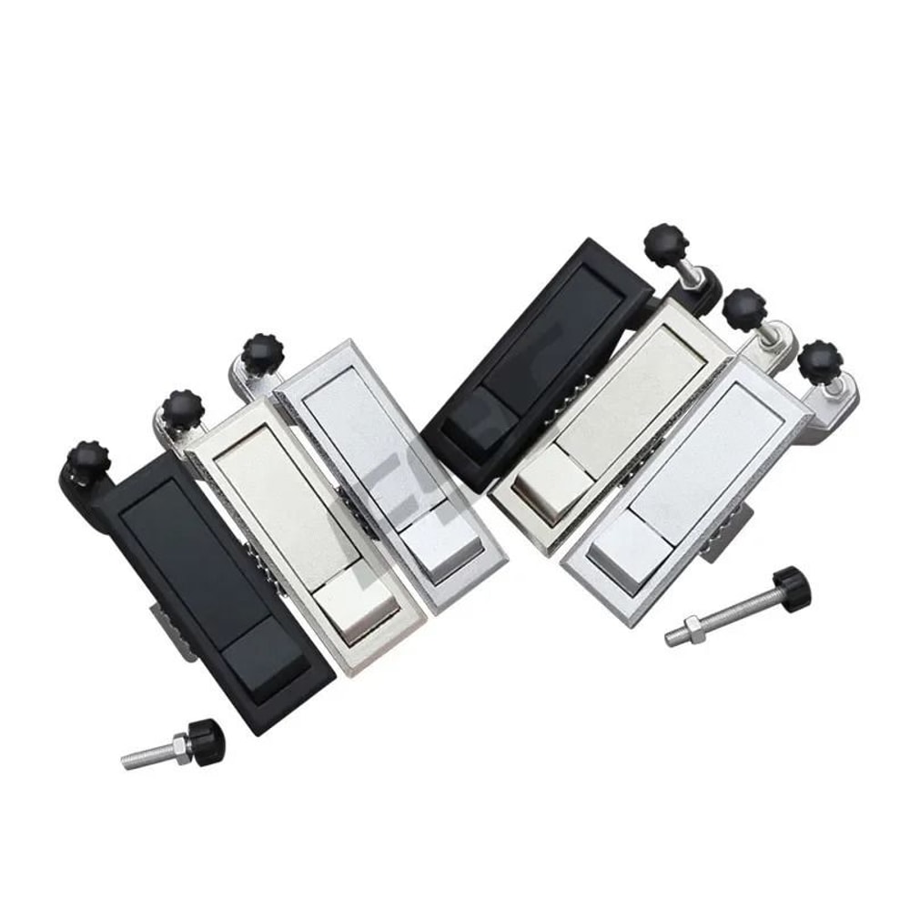 Adjustable Flat Lock Alloy Security Spring Latch For Industrial Cabinet Doors 0