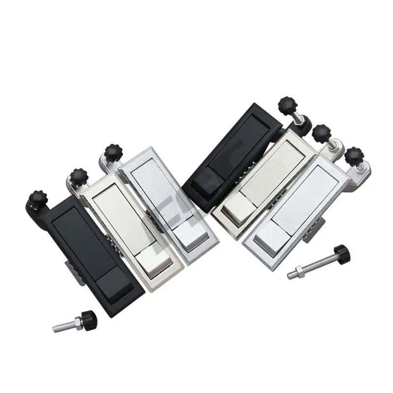 Adjustable Flat Lock Alloy Security Spring Latch For Industrial Cabinet Doors 0