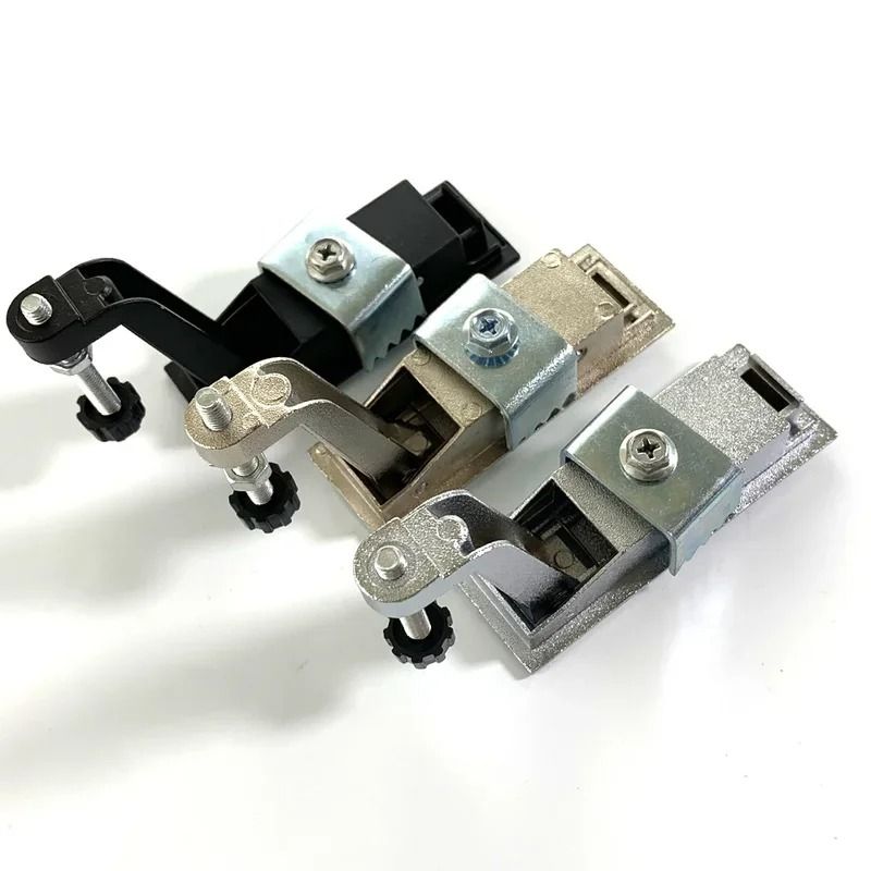 Adjustable Flat Lock Alloy Security Spring Latch For Industrial Cabinet Doors 2