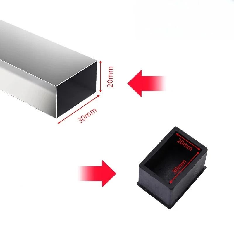 PVC Chair Leg Caps Furniture Feet Covers Floor Protector Pads Set 1