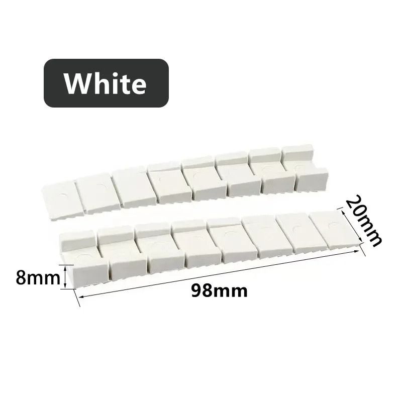 Flexible Plastic Furniture Shims Leveling Wedges Set For Tables Doors And Cabinets 7