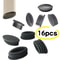 Plastic Chair Leg End Caps Furniture Feet Covers Floor Protector Set 0