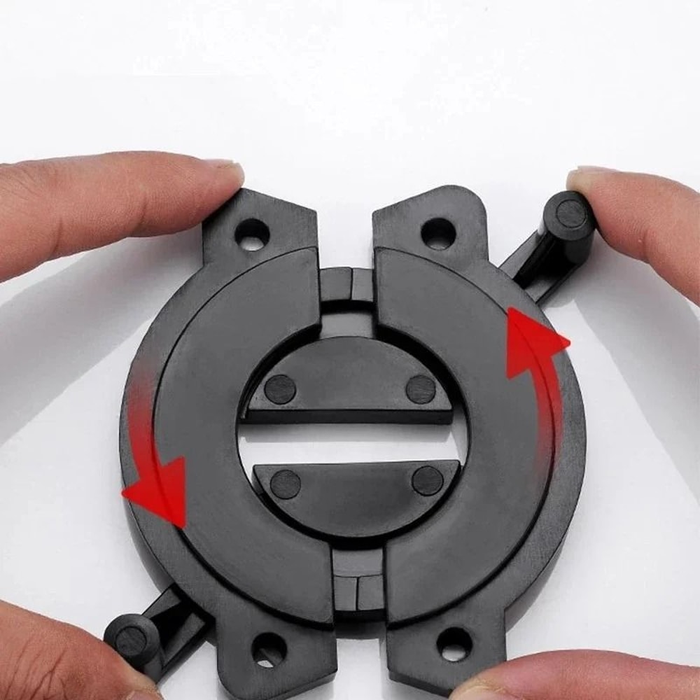 ABS Hidden Furniture Hinge Connector Bracket For Table Tops And Desks 2