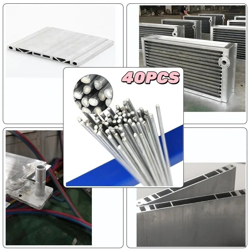 Low Temperature Aluminum Welding Rods Flux Core Easy Melt Soldering Wire Set 0