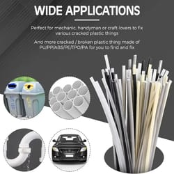 plastic welding rods set for car bumper repair abs pp pvc pe