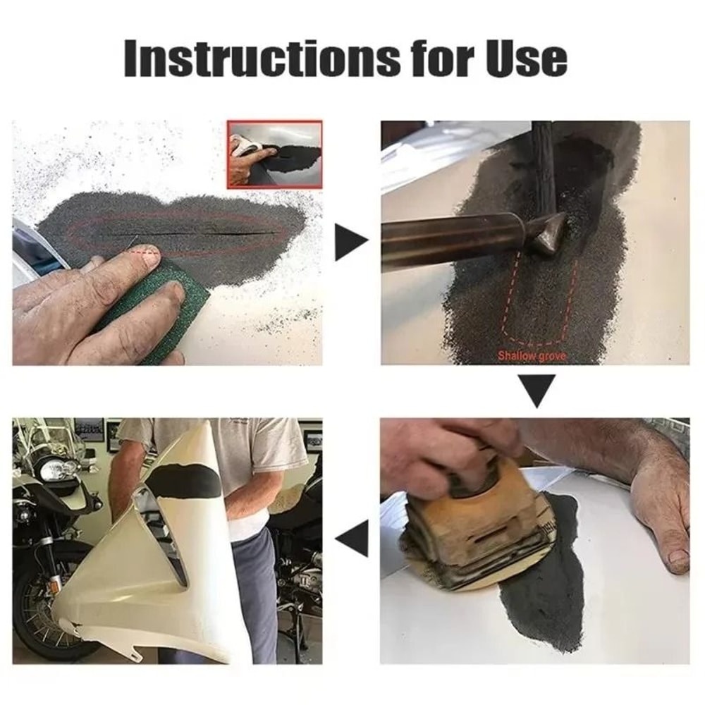 Plastic Welding Rods Set For Car Bumper Repair ABS PP PVC PE 4