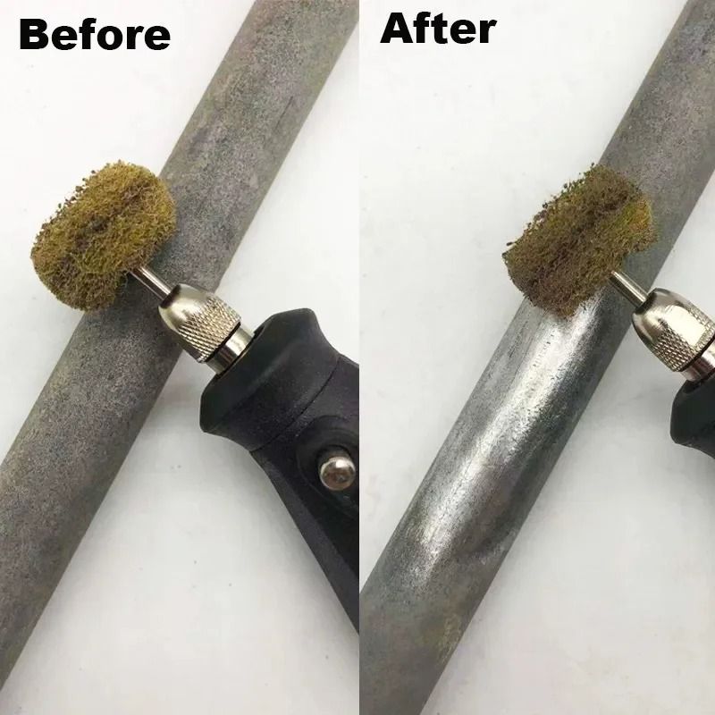 Mini Nylon Abrasive Brush Buffing Polishing Wheel Set For Rotary Tools 2