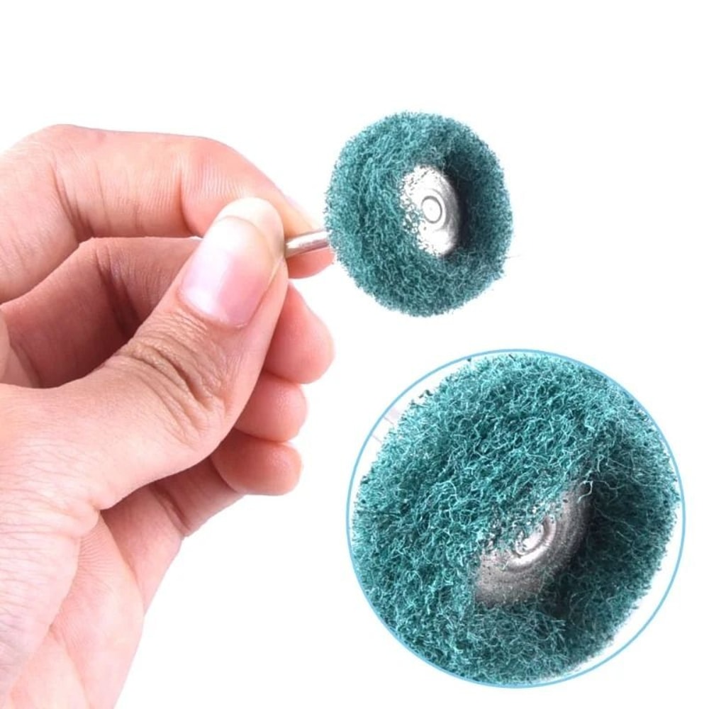 Mini Nylon Abrasive Brush Buffing Polishing Wheel Set For Rotary Tools 4