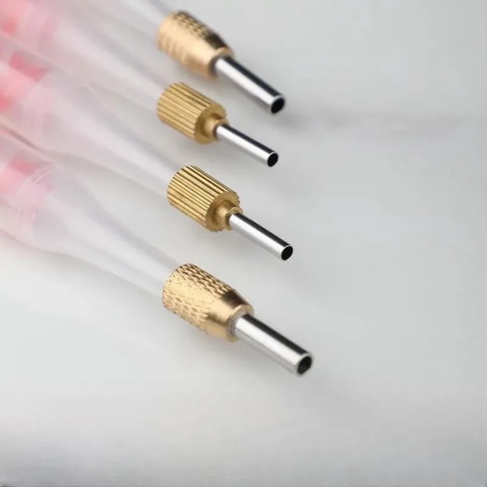 Stainless Steel Caulking Nozzle Applicator Finishing Tip Tool 2