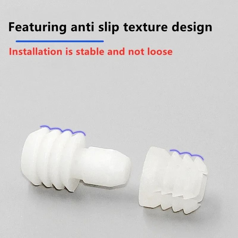 Two In One Plastic Hidden Fastening Connectors Male And Female Grille Buckle Set 2