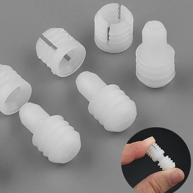 Two In One Plastic Hidden Fastening Connectors Male And Female Grille Buckle Set 5