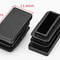 Black Square Pipe Plug Furniture Leg End Caps Anti Slip Floor Protectors Set 7