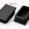Black Square Pipe Plug Furniture Leg End Caps Anti Slip Floor Protectors Set 11