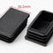 Black Square Pipe Plug Furniture Leg End Caps Anti Slip Floor Protectors Set 11