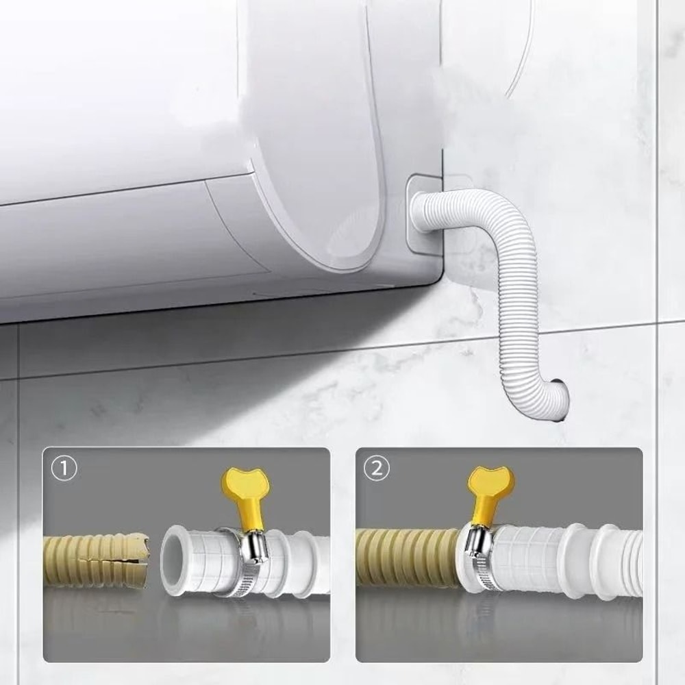 Flexible Drain Hose Extension Pipe For Washing Machine Air Conditioner And Sink 1