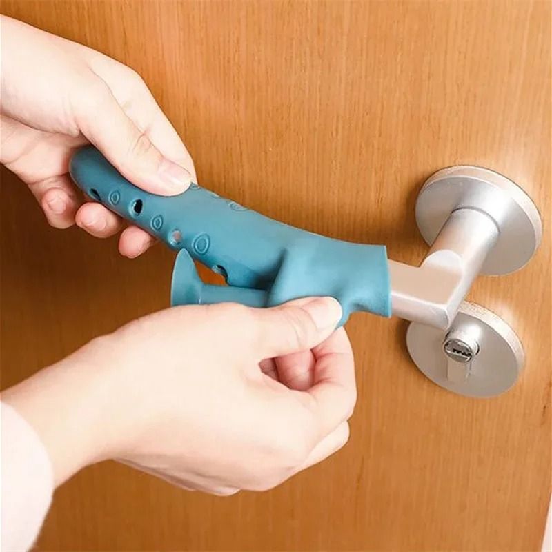 Silicone Door Knob Cover Anti Collision Baby Safety Handle Protector 1