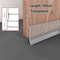 Silicone Door Bottom Seal Strip With Brush Draft Stopper 8