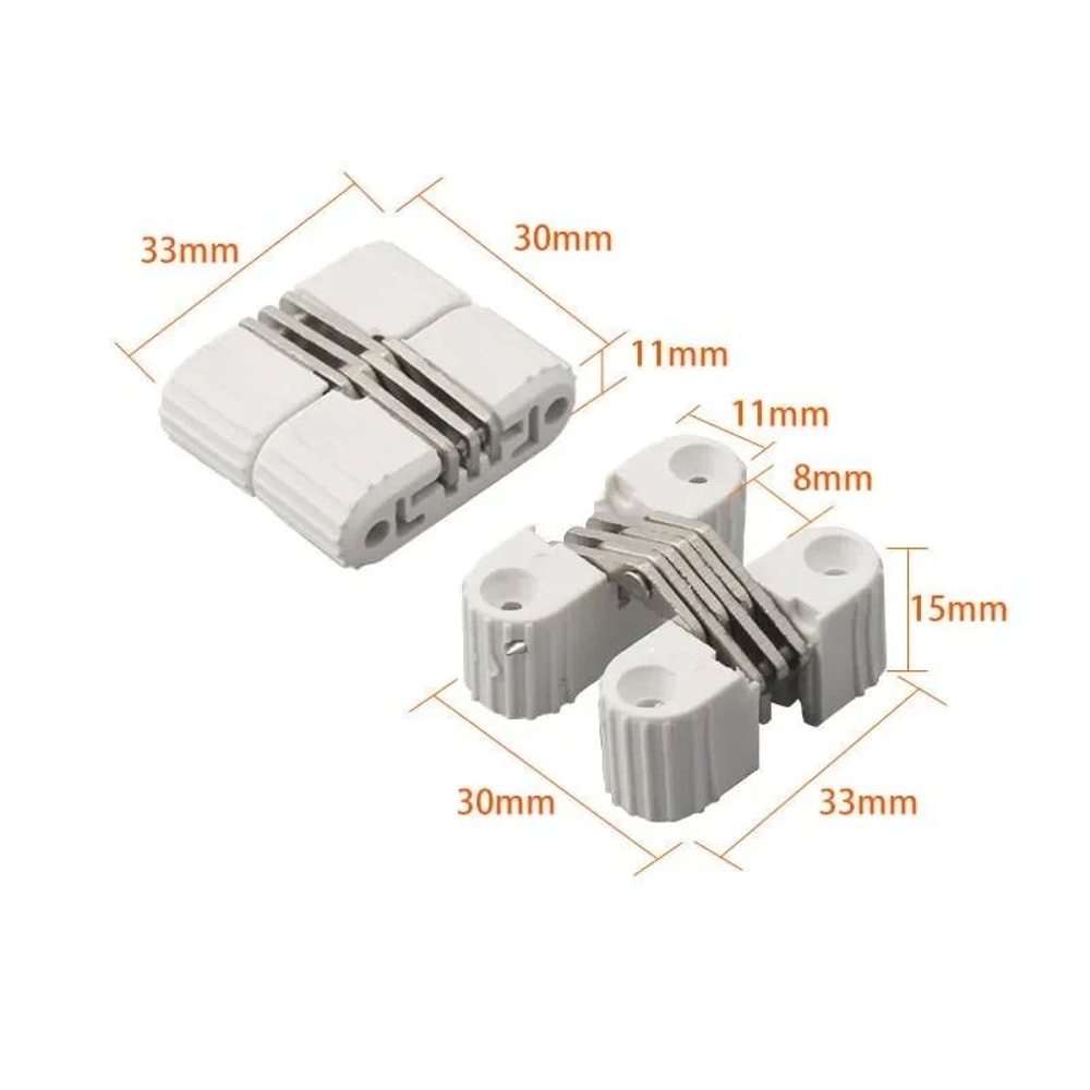 Cross Hidden Plastic And Iron Folding Door Table And Chair Hinge 7
