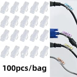 plastic waterproof cable label marker tags for wire identification set