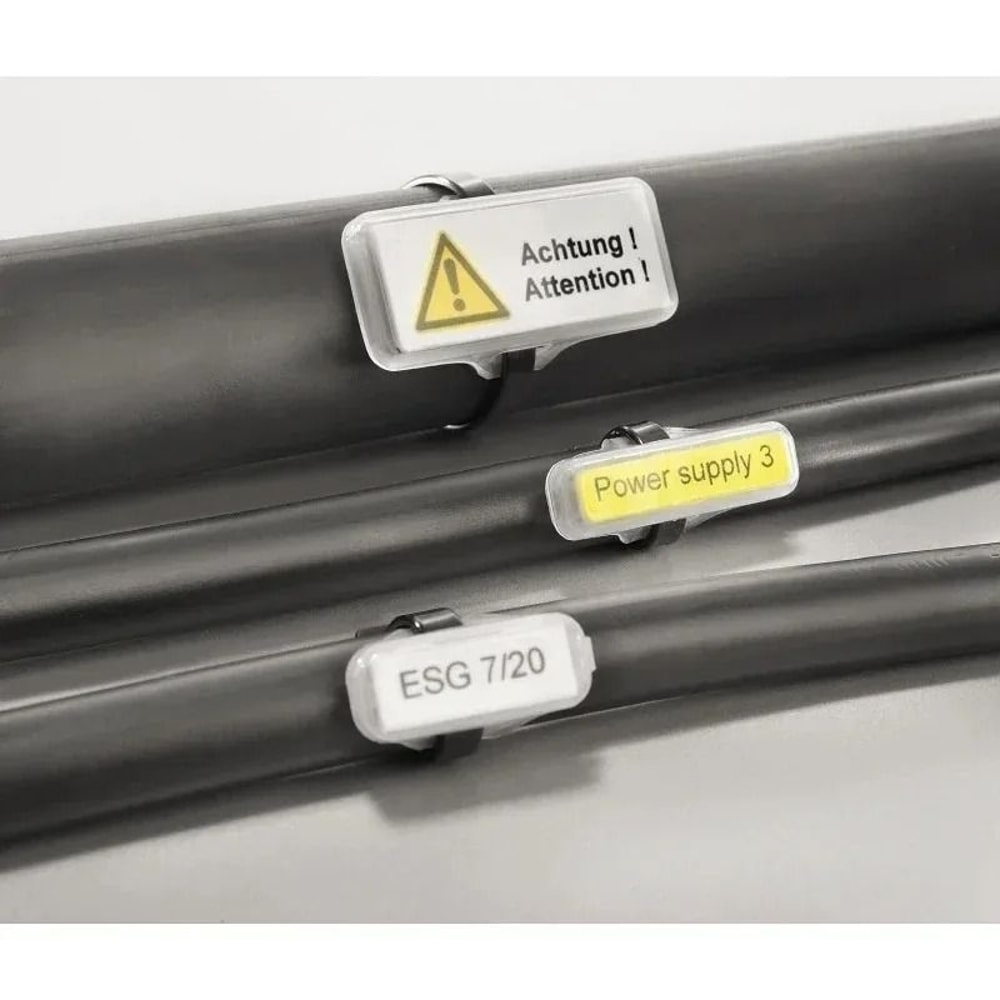 Plastic Waterproof Cable Label Marker Tags For Wire Identification Set 1