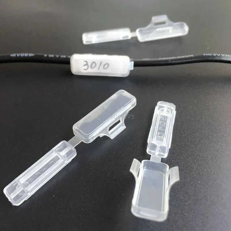 Plastic Waterproof Cable Label Marker Tags For Wire Identification Set 3