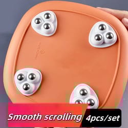 self adhesive furniture casters universal ball wheels silent rotation set