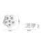 Self Adhesive Furniture Casters Universal Ball Wheels Silent Rotation Set 10