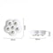 Self Adhesive Furniture Casters Universal Ball Wheels Silent Rotation Set 10