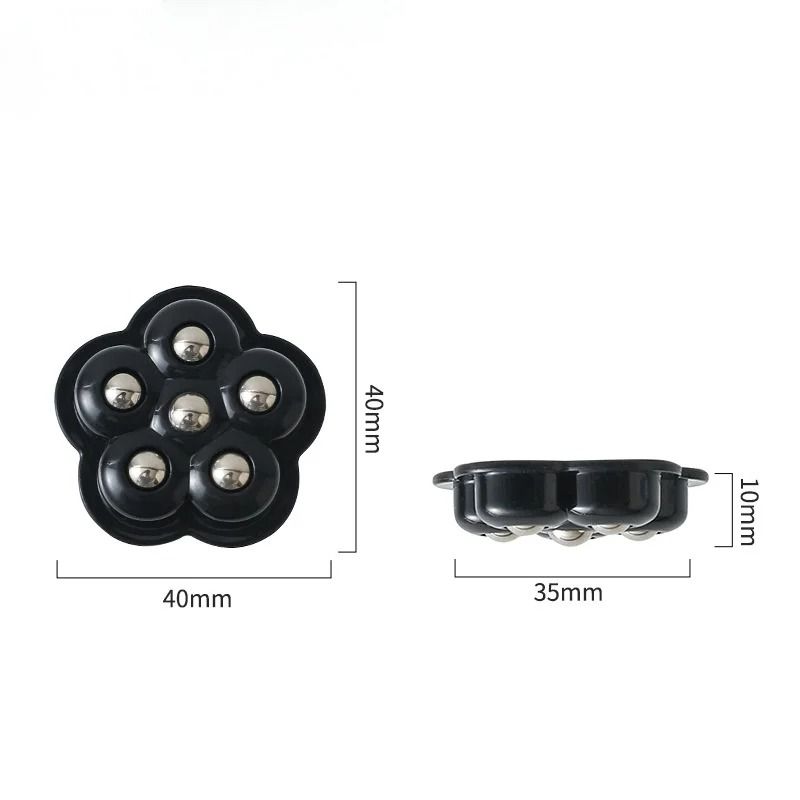 Self Adhesive Furniture Casters Universal Ball Wheels Silent Rotation Set 11