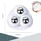 Self Adhesive Furniture Casters Universal Ball Wheels Silent Rotation Set 6