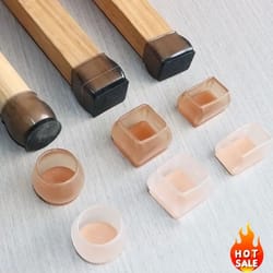 upgraded silicone chair leg floor protectors non slip furniture feet pads set