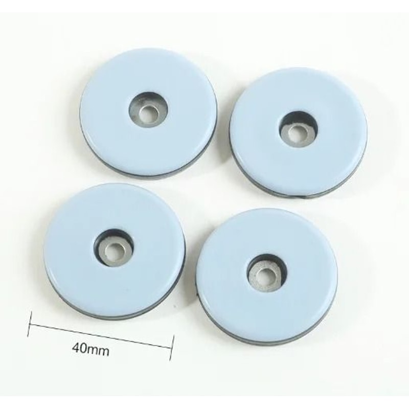 PTFE Furniture Glides Heavy Duty Screw In Floor Protector Pads Set 10