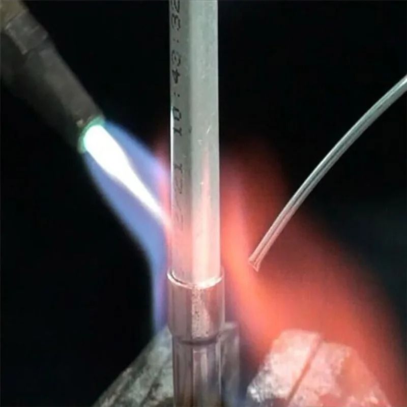 Low Temperature Easy Melt Aluminum Welding Rod Silver Flux Cored Solder 0