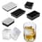 Large Silicone Ice Cube Tray Mold For Jumbo Square Ice Cubes 0