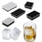 Large Silicone Ice Cube Tray Mold For Jumbo Square Ice Cubes 0
