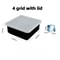 Large Silicone Ice Cube Tray Mold For Jumbo Square Ice Cubes 7