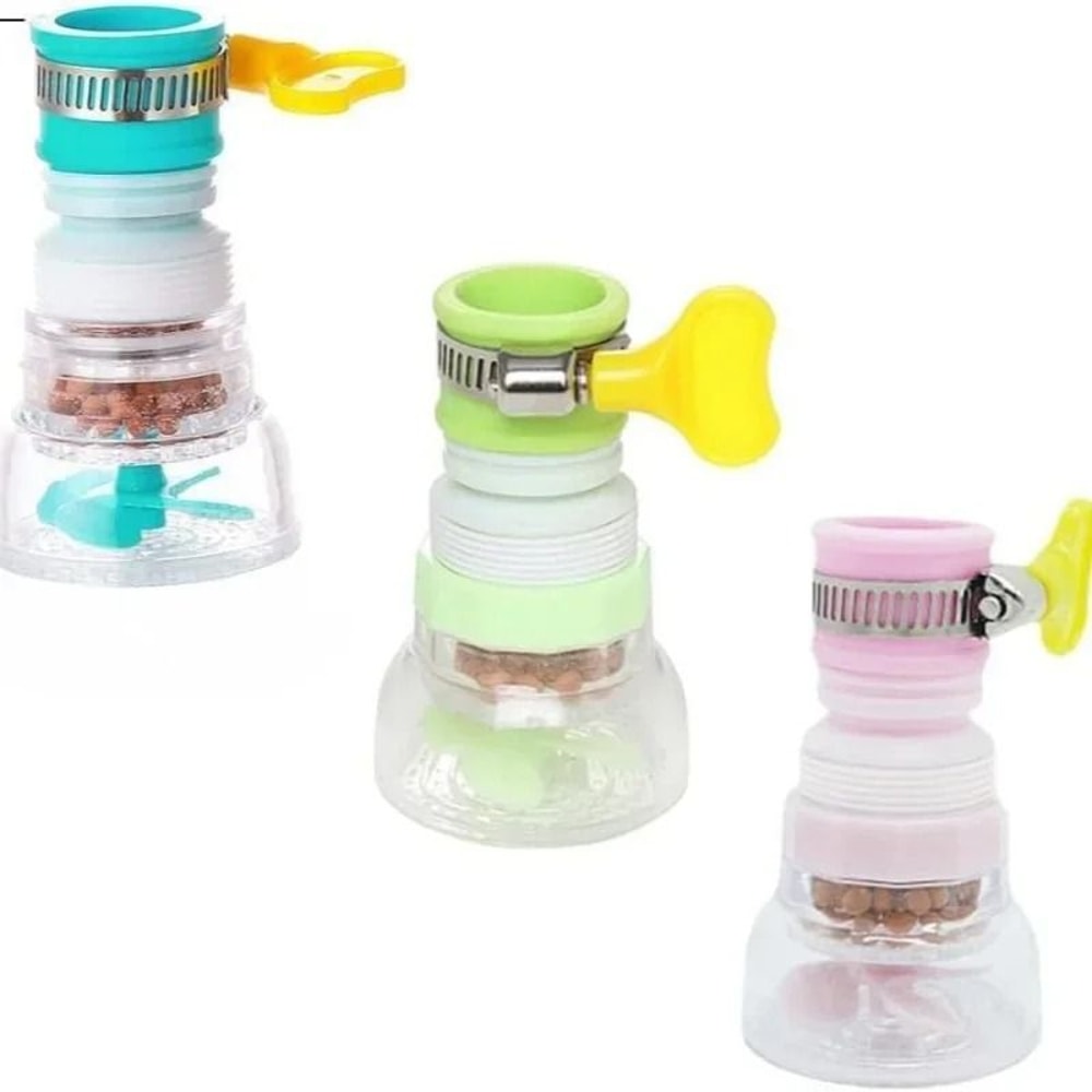 Retractable Faucet Extender Filter Nozzle Anti Splash Water Purifier 9