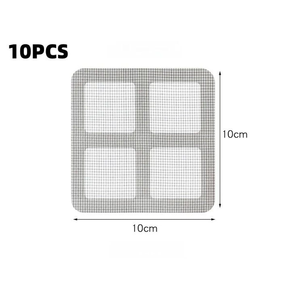 Self Adhesive Shower Drain Hair Catcher Disposable Mesh Floor Stickers 6