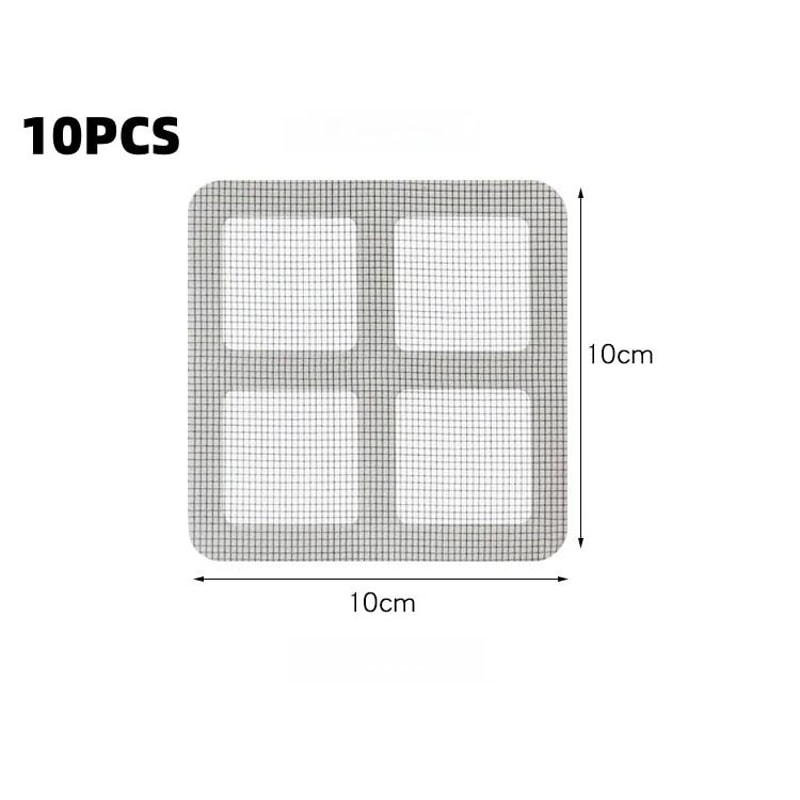 Self Adhesive Shower Drain Hair Catcher Disposable Mesh Floor Stickers 6