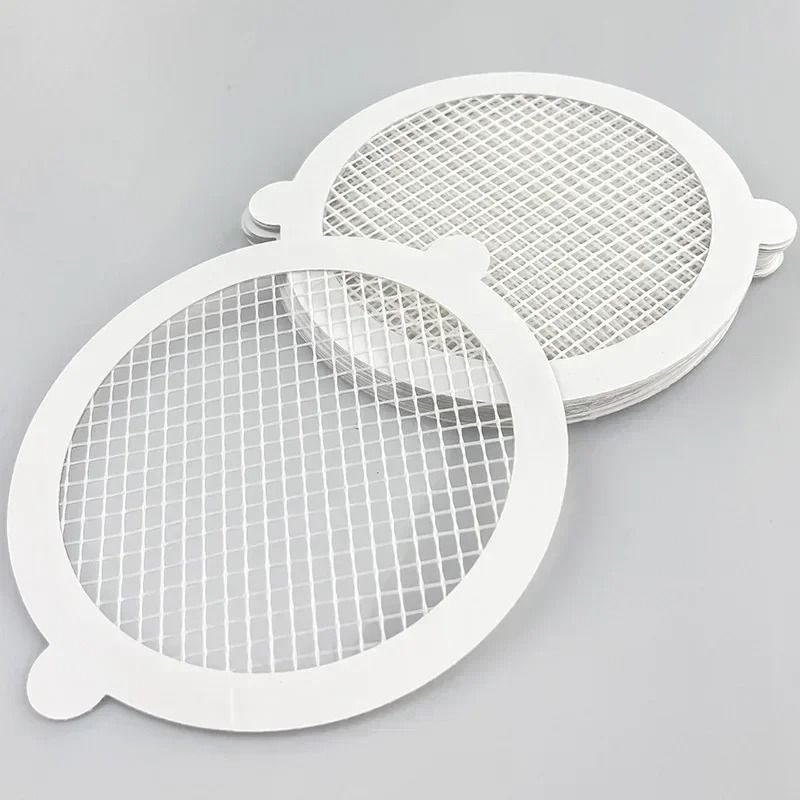Self Adhesive Shower Drain Hair Catcher Disposable Mesh Floor Stickers 7