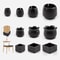 Rubber Chair Leg Caps Anti Scratch Floor Protector Non Slip Covers Set 2