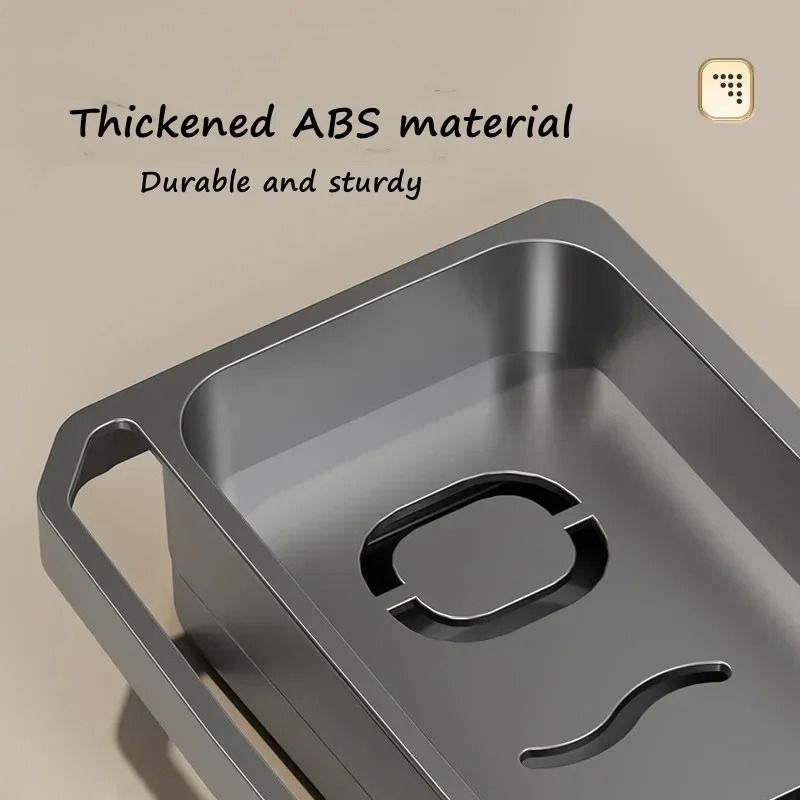 Kitchen Sink Drain Rack Self Draining Organizer Sponge And Soap Holder 2