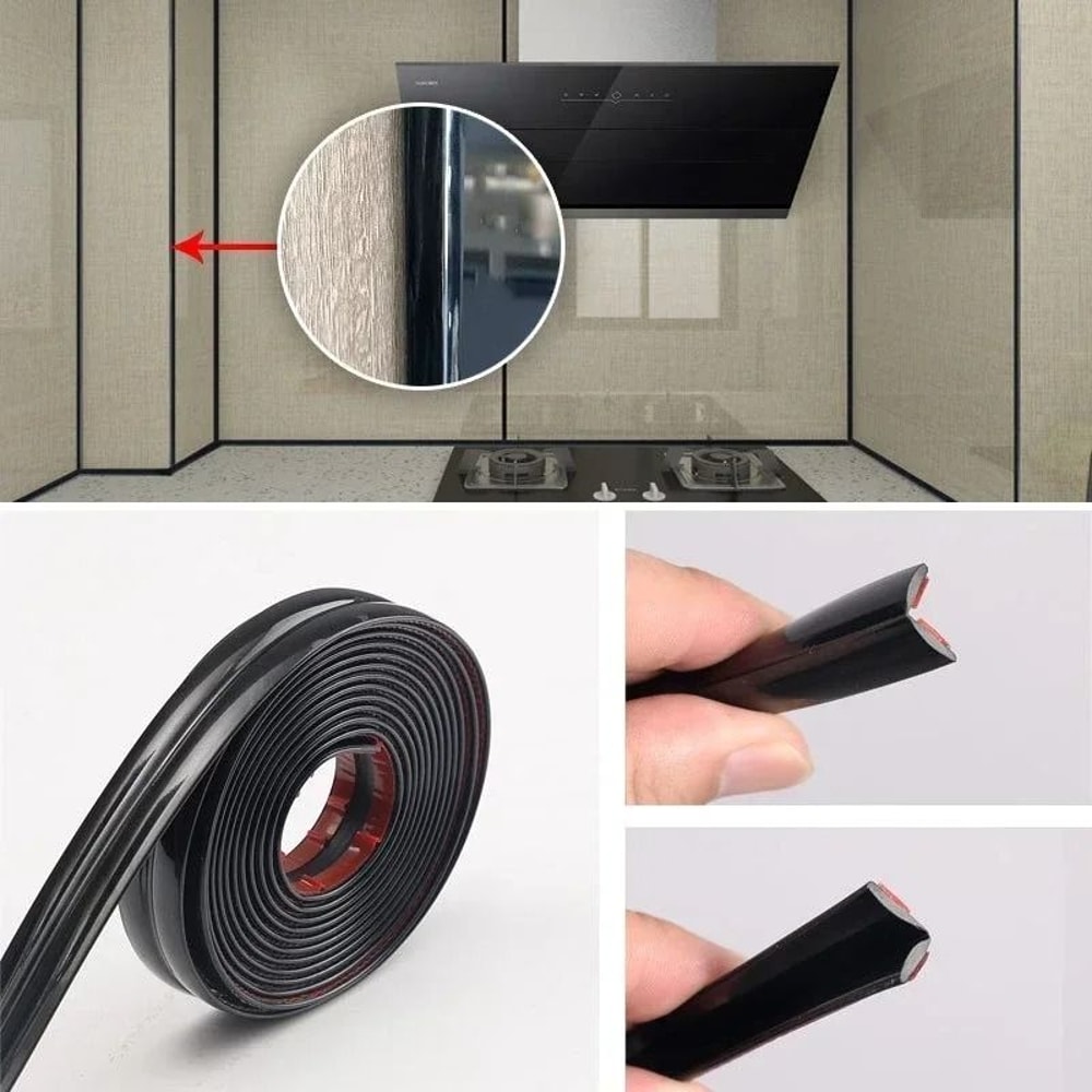 PVC Self Adhesive Wall Tape Protector Trim For Corners Windows And Countertops 9